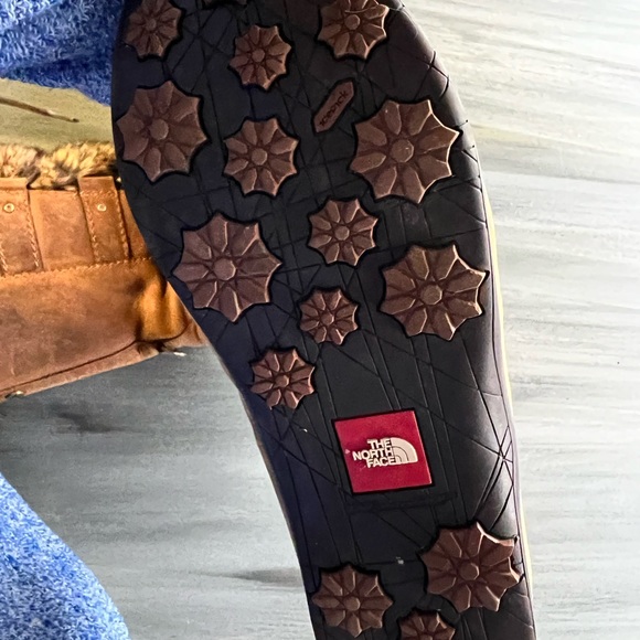 North face Prima Loft camel leather winter boots - Picture 3 of 5